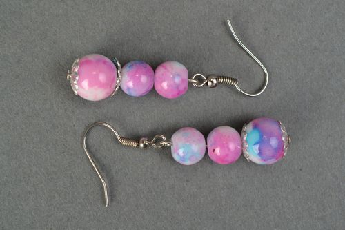 Ton Ohrringe handmade Frühling  - MADEheart.com
