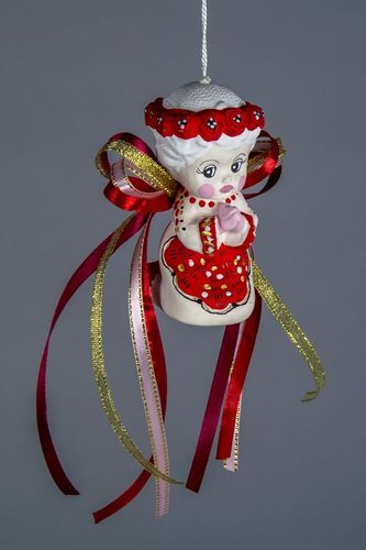 Ceramic bell Small Valentine - MADEheart.com