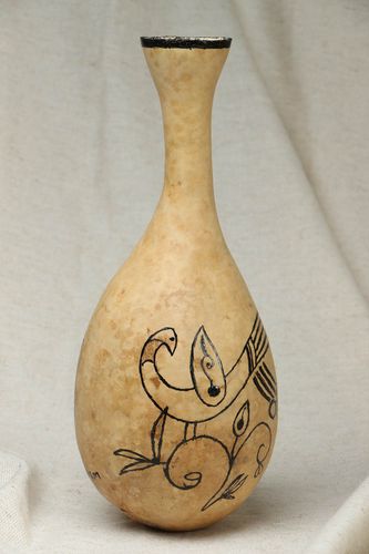 Dekorative Vase aus Kürbis - MADEheart.com