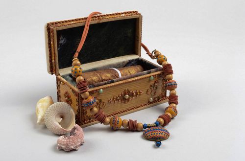 Collar de arcilla polimérica hecho a mano accesorio artesanal collar para mujer - MADEheart.com