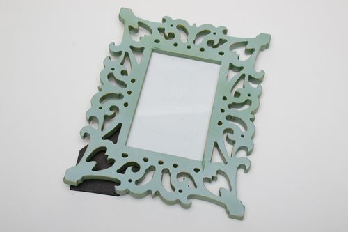 Hand carved wooden photo frame - MADEheart.com