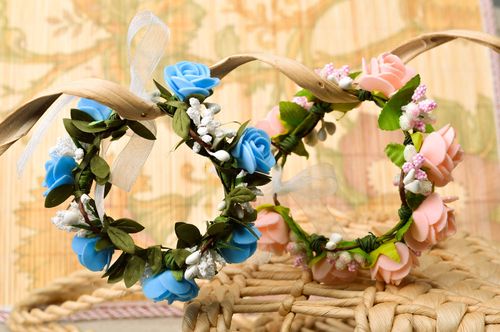 Pulseras hechas a mano con flores accesorios de moda bisutería de mujer - MADEheart.com