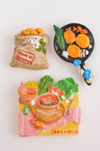 Imanes de nevera artesanales para hogar regalo original elementos decorativos - MADEheart.com