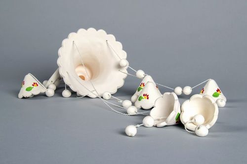 Hanging ceramic bells - MADEheart.com