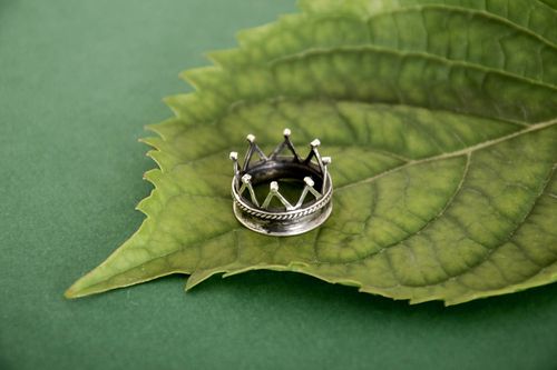 Unusual handmade silver ring silver jewelry designs accessories for girls - MADEheart.com