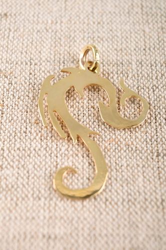 Unusual handmade metal pendant neck accessories fashion accessories for girls - MADEheart.com