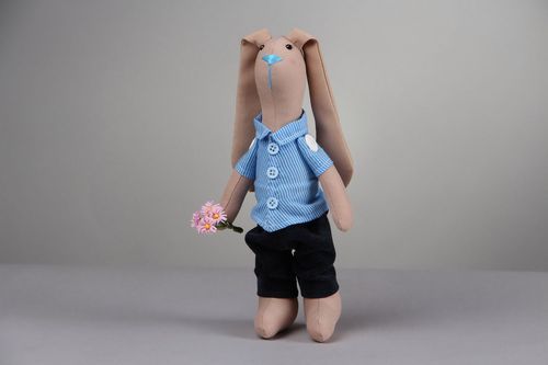 Tilda doll Rabbit boy - MADEheart.com