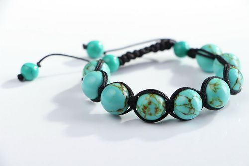 Bracelet made from turquoise - MADEheart.com