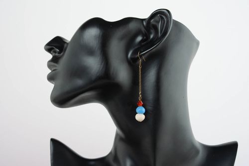 Long cuff earrings Dreams of East - MADEheart.com