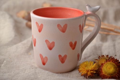Tasse à thé en céramique peinte originale - MADEheart.com