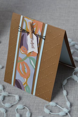 Tarjeta de felicitación postal hecha a mano para hombre regalo original - MADEheart.com