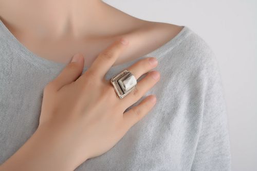Handmade silver ring - MADEheart.com
