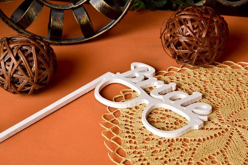 Handmade decorative product unusual glasses wooden decor ideas home decor - MADEheart.com