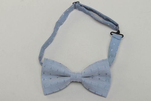 Unusual cotton fabric bow tie - MADEheart.com