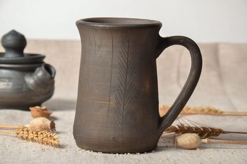 Brocca in ceramica fatta a mano contenitore per vino utensili da cucina - MADEheart.com