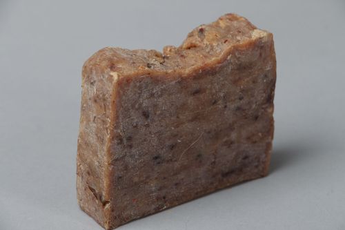 Scrub soap with oatmeal and chocolate - MADEheart.com