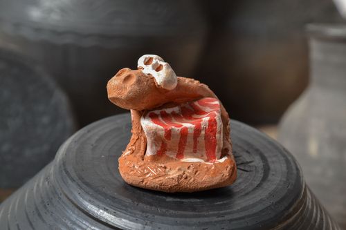 Figura de cerâmica serpente - MADEheart.com