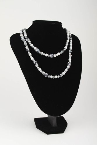 Beautiful handmade beaded necklace plastic bead necklace beautiful jewellery - MADEheart.com