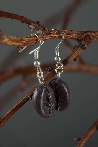 Handmade Schmuck Ohrhänger Polymer Clay Schmuck Ohrringe für Frauen exklusiv - MADEheart.com