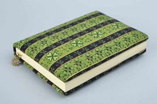 Notebook with fabric cover with floral print - MADEheart.com