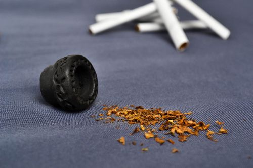 Accesorio para pipa hecho a mano artículo de cerámica souvenir original  - MADEheart.com