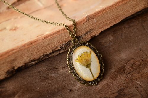 Handgefertigt Kette mit Anhänger Modeschmuck Anhänger Schmuck Vintage originell - MADEheart.com