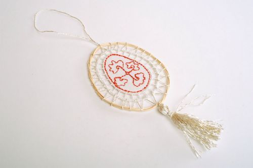 Interior pendant with embroidery - MADEheart.com
