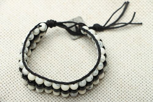 Bracelet en agate fait main original - MADEheart.com