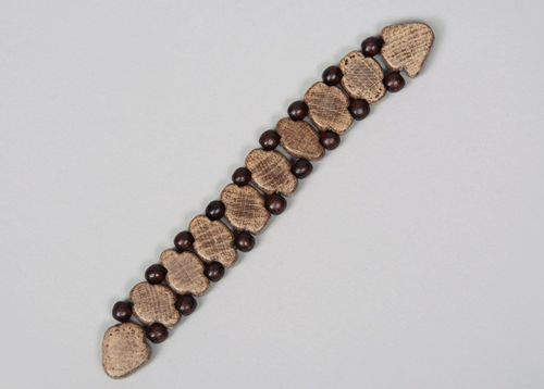 Wooden handmade beads rosary - MADEheart.com