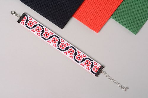 Bracciale tessile fatto a mano accessorio originale braccialetto di moda - MADEheart.com