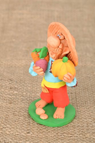 Homemade statuette Cossack-Gardener - MADEheart.com