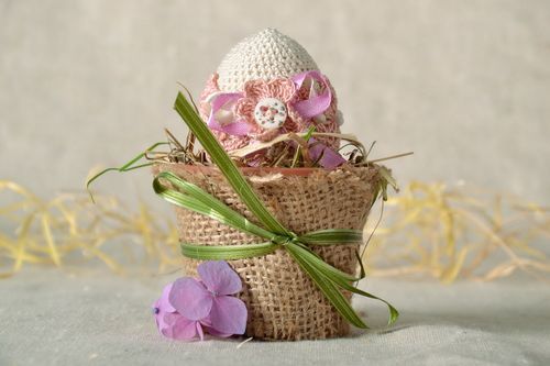 Easter decor Wooden egg  - MADEheart.com