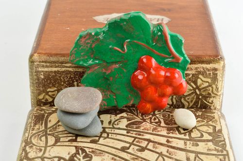 Aimant frigo fait main Magnet déco frigo design raisin Décoration de maison - MADEheart.com