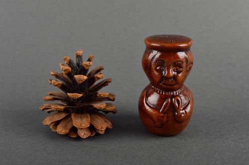 Saliera in ceramica fatta a mano barattolo per sale utensili da cucina - MADEheart.com