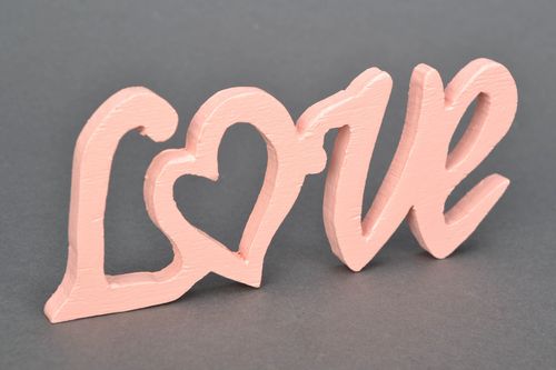 Wooden letters for wedding Love made of plywood - MADEheart.com