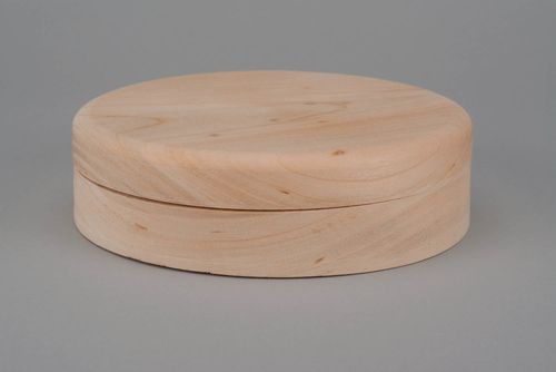 Round Blank-Box Made of Wood - MADEheart.com