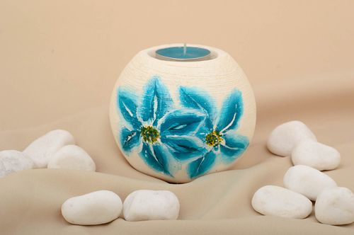 Handmade unusual candlestick designer home decor unusual stylish accessory - MADEheart.com