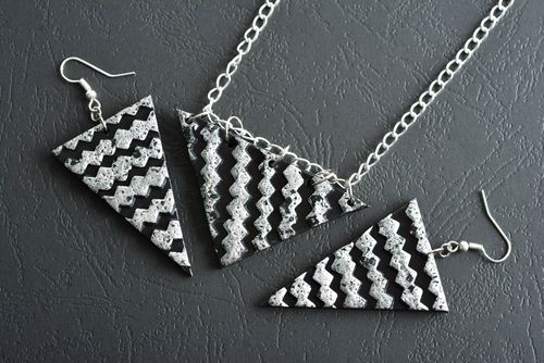 Schmuck Ohrringe handgeschaffen Halsketten Anhänger stilvoll Designer Schmuck - MADEheart.com