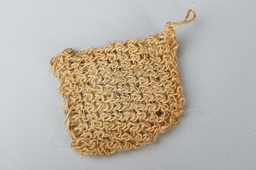 Sisal crochet body scrubber  - MADEheart.com