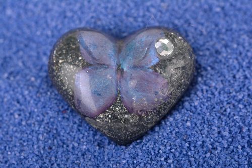 Handmade designer brooch unusual epoxy resin brooch beautiful jewelry - MADEheart.com