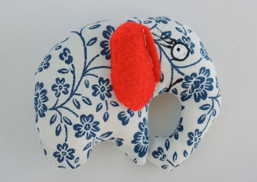 Soft toy in the shape of elephant - MADEheart.com