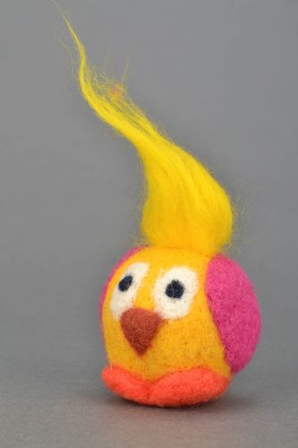 Interior felt toy Parrot - MADEheart.com
