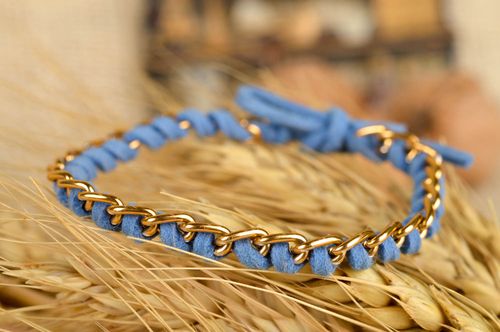 Pulsera de moda hecha a mano trenzada accesorio de mujer bisutería fina - MADEheart.com