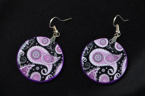 Boucles doreilles en argile polymère faites main - MADEheart.com