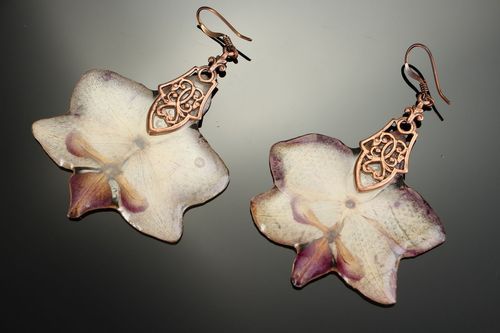 Earrings Orchids - MADEheart.com