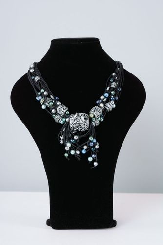 Beautiful cotton cord necklace - MADEheart.com