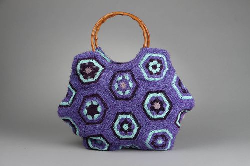 Purse made of cotton threads - MADEheart.com