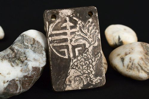 Keramik Anhänger Handgemachter Schmuck Geschenk für Mädchen Halsketten Anhänger - MADEheart.com