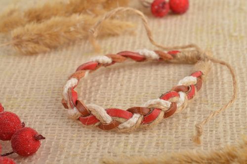 Homemade jewelry leather goods fashion bracelet designer accessories cool gifts - MADEheart.com