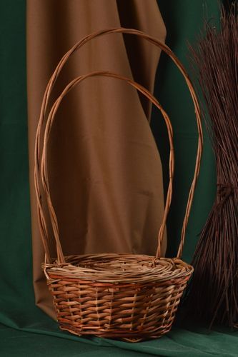 Handmade designer woven baskets 2 beautiful baskets stylish home decor - MADEheart.com
